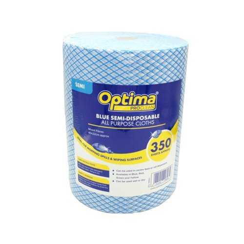 General Purpose Cleaning Wipes Roll 220x400mm (350 Sheets)