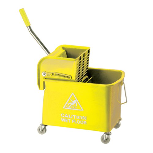Contico Mobile Mop Bucket 15 Litre Yellow KS15YL