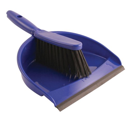 Bentley Dustpan & Brush Set Blue