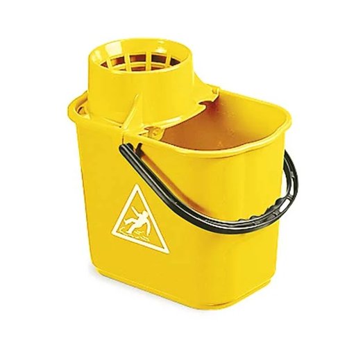 Industrial Mop Bucket 14 Litre Yellow