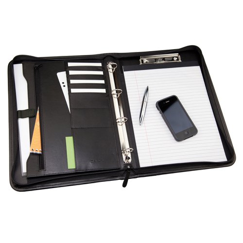 Monolith Conference Folder/Pad Clip A4 Black 2926