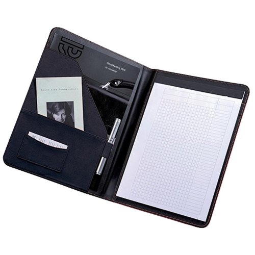 Alassio Deluxe Memo Case Black A4