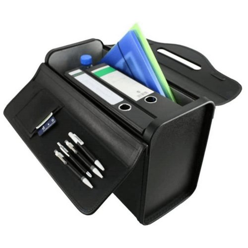 Alassio Genova Pilot Case Faux Leather Black 45028