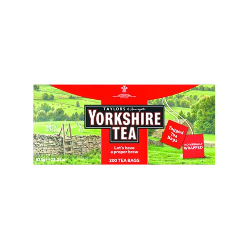 Yorkshire Tea String and Tag Tea Bags (200)