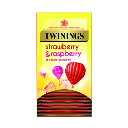Twinings Strawberry & Raspberry Tea (Pack 20)
