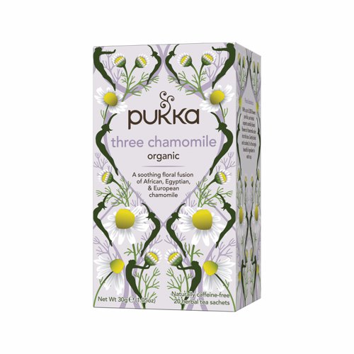 Pukka Three Chamomile Tea Bags (Pack 20) 05060229012579