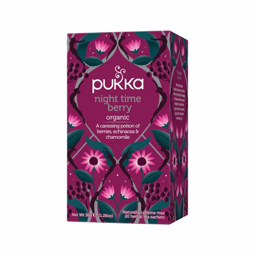 Pukka Night Time Berry Tea Bags (Pack 20) 45060519146227