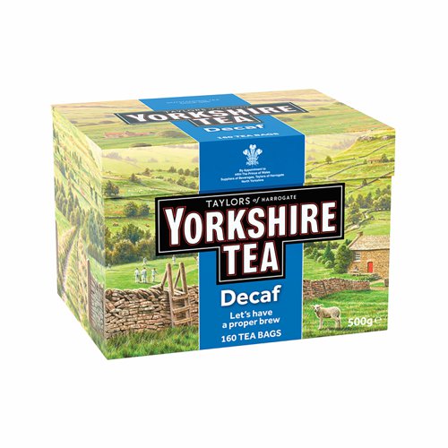 Yorkshire Tea Decaf Tea Bags (Pack 160) 1114 YT