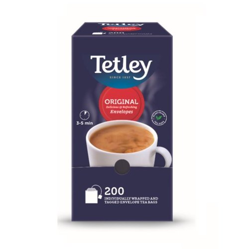 Tetley Envelope Tea Bags (Pack 200)