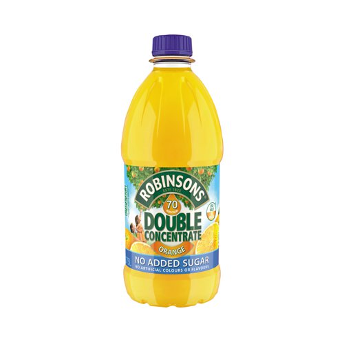 Robinsons No Added Sugar Double Concentrate Squash Orange 1.75 Litre (2)