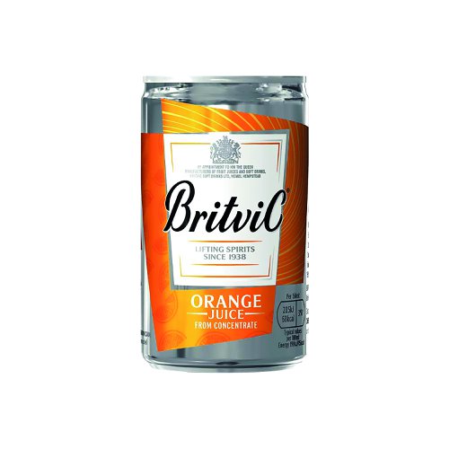 Britvic Orange Juice 330ml Can (24)