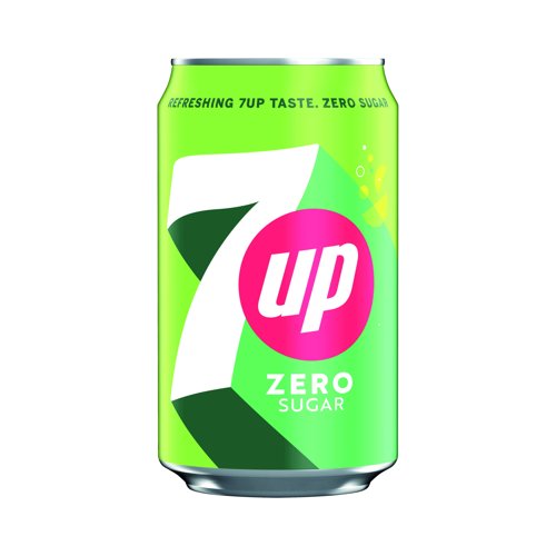 7Up Zero Lemon & Lime 330ml Can (Pack 24)