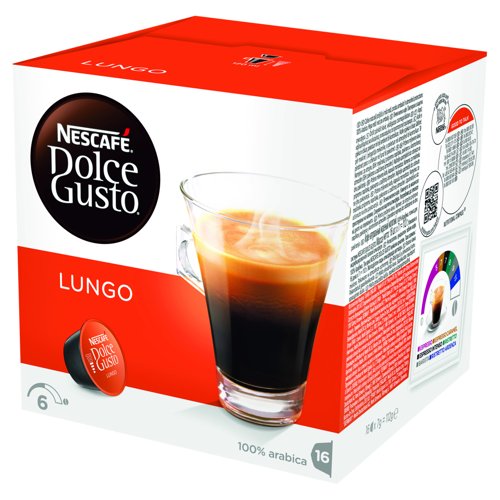 NESCAFE Dolce Gusto Caffe Lungo Capsule (Pack 3x16) 12019900