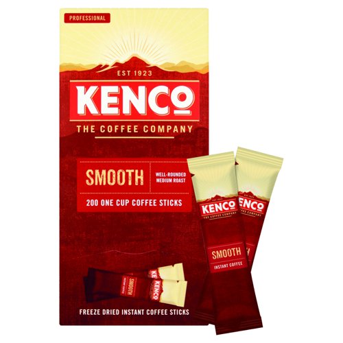 Kenco Smooth Freeze Dried Coffee Sticks 1.8g (Pack 200) 4032261