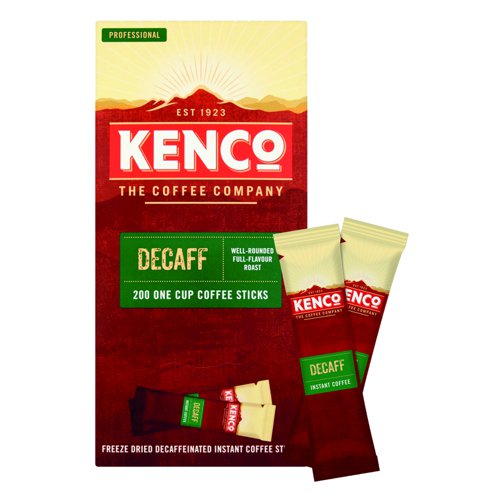 Kenco Decaff Freeze Dried Coffee Sticks 1.8g (Pack 200) 4032262
