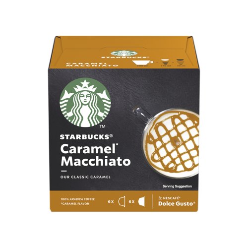 STARBUCKS Dolce Gusto Caramel Macchiato Capsule (Pack 3x12) 12397694