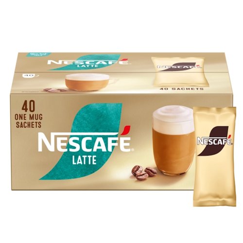 NESCAFE GOLD LATTE Coffee Sachets 18g (Pack 40) 12579323
