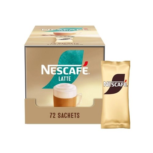 NESCAFE GOLD LATTE Coffee Sachets 18g (Pack 72) 12596948