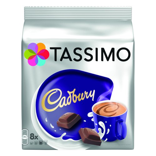 Tassimo Cadbury Hot Chocolate Pods (Pack 5x8)