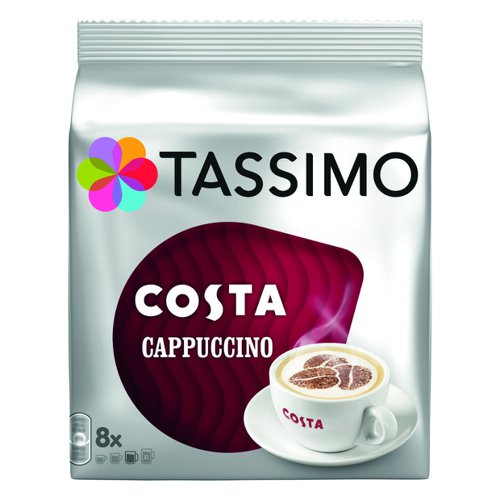 Tassimo Costa Cappuccino Coffee Pods (Pack 5x8) 4056513