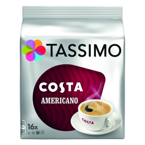 Tassimo Costa Americano Coffee Pods (Pack 5x16) 4031506