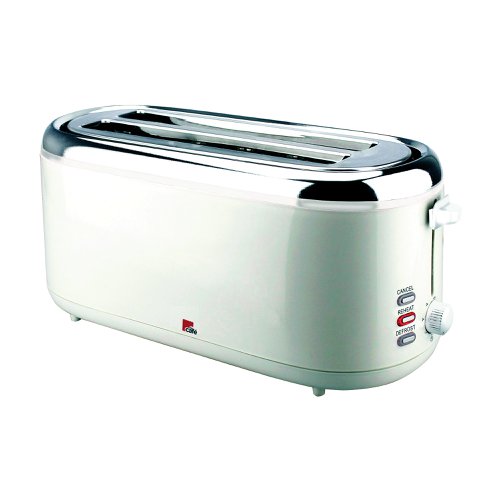 MyCafe White 4 Slice Toaster