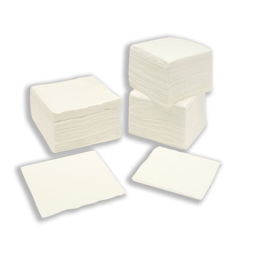 Paper Napkins 2-Ply 400x400mm White (Pack 100)