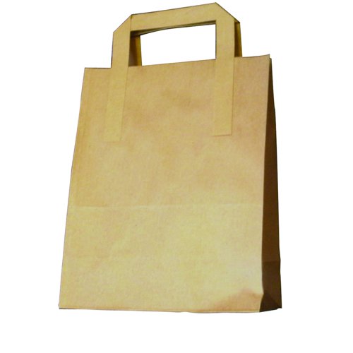 Paper Takeaway Bag Brown (Pack 250) 69968