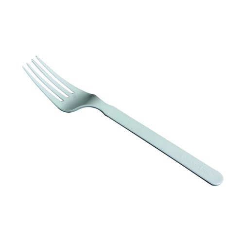 Biodegradable and Compostable CPLA Cutlery Fork (50) ZHGCPLA-F