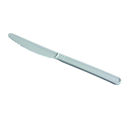 Biodegradable and Compostable CPLA Cutlery Knife (50) ZHGCPLA-K