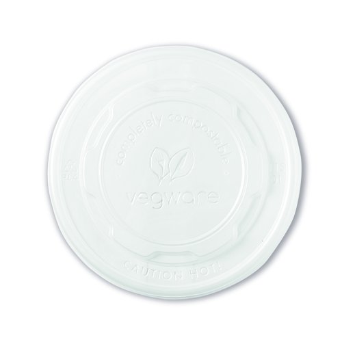 Vegware Soup Container Hot Lid 115mm Opaque (Pack 500) VLID115S