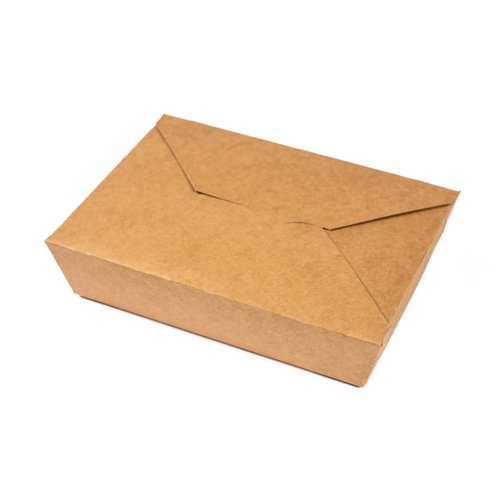 Kraft Food Box Large 1500ml 200x140x50mm (Pack 70)