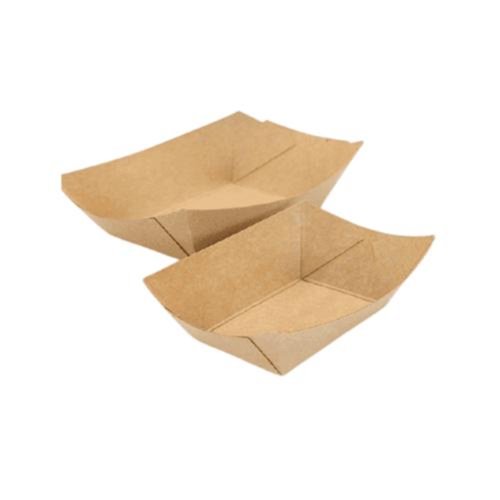 Kraft Food Tray Large 140x85x50mm (Pack 100)