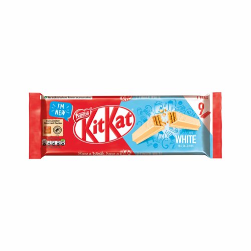 Nestle KitKat Two Finger White Chocolate (Pack 9) 12514269