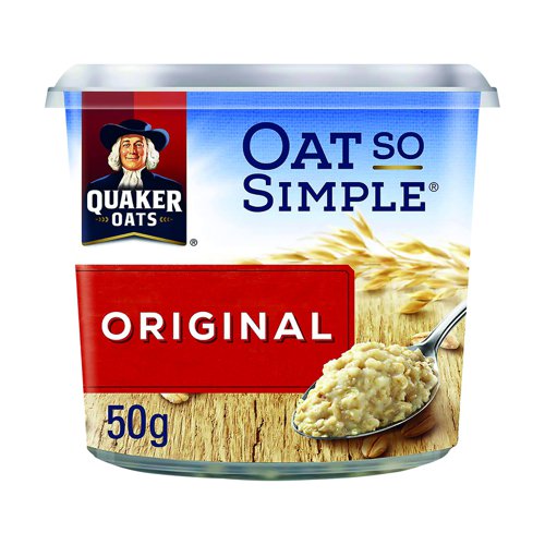 Quaker Oat So Simple Original Porridge Pot 45g (Pack 8) 199985