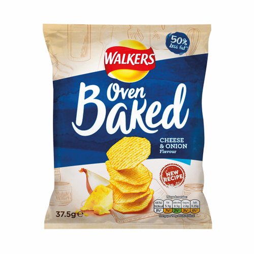 Walkers Baked Cheese and Onion 37.5g (Pack 32) 101011