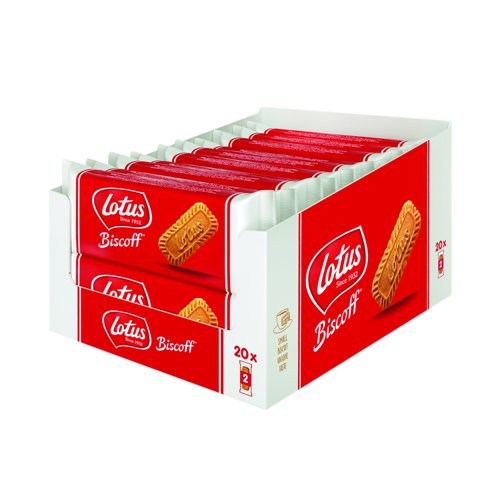 Lotus Biscoff XL Caramelised Biscuits Twinpacks (Pack 6x20) 70101886