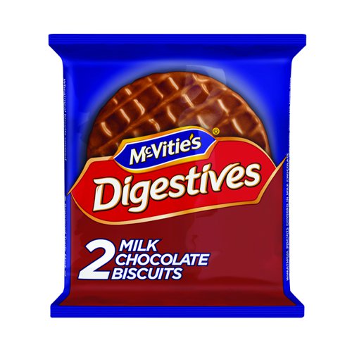 McVitie's Milk Chocolate Digestive Biscuits 33g (Pack 24) 32404