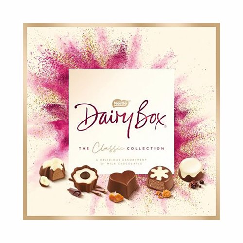 Nestle Dairy Box Classic Collection Milk Chocolates Assorted 162g (Pack 4)12447660