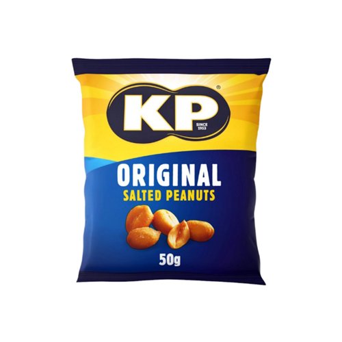 KP Original Salted Peanuts 50g (Pack 21)