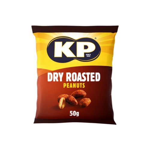 KP Dry Roasted Peanuts 50g (Pack 21)