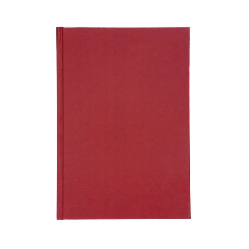 Desk Diary 2026 Page-Per Day A4 Red