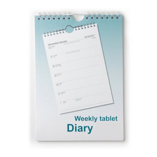 Monthly Tablet Diary 2026 A4
