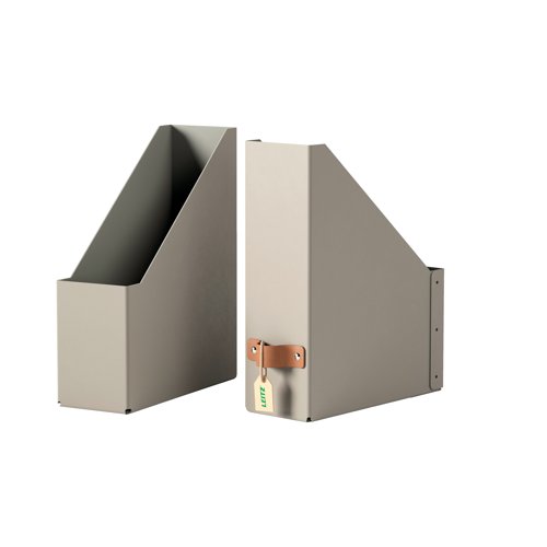 Leitz Puro Magazine File Card Grey Beige (Pack 2) 24710012