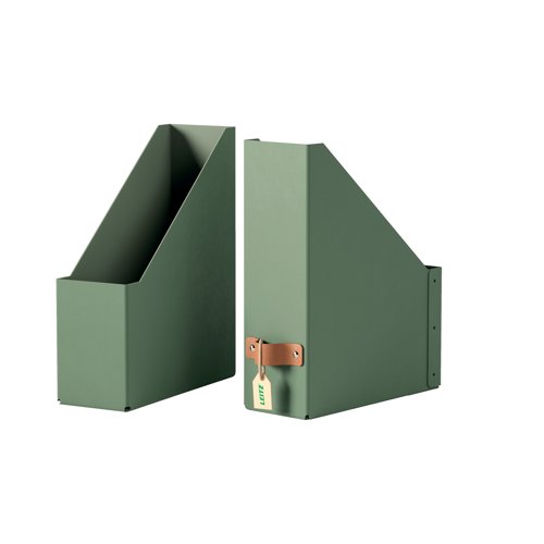Leitz Puro Magazine File Card Earthy Green (Pack 2) 24710050