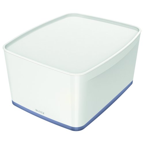 Leitz MyBox Storage Box with Lid Small White/Dark Grey 52291001