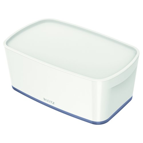 Leitz MyBox Storage Box with Lid Large White/Grey 52161001