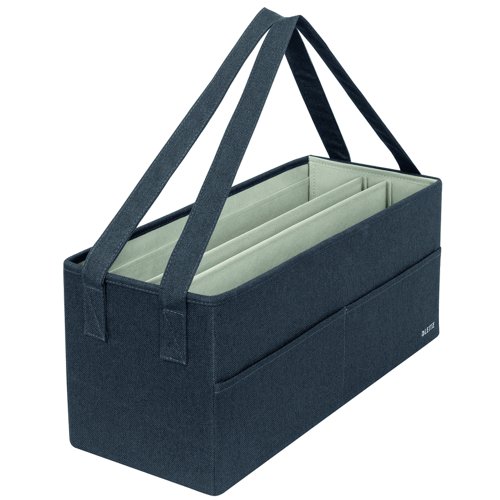 Leitz Fabric Hot Desking Work Bag Velvet Grey 64440089