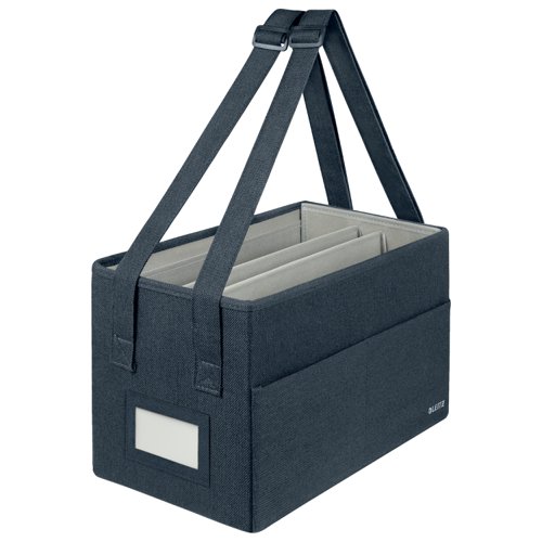 Leitz Fabric Compact Hot Desking Work Bag Velvet Grey 65760089