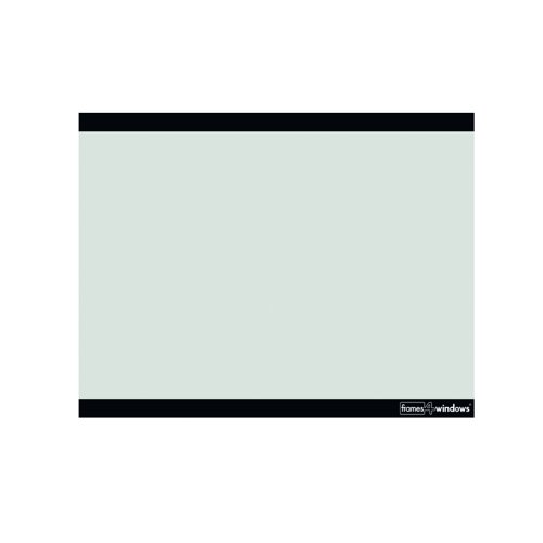 Frames4Windows Self-Adhesive Display Frame A4 Landscape Black (Pack 50) FW4HBK/50